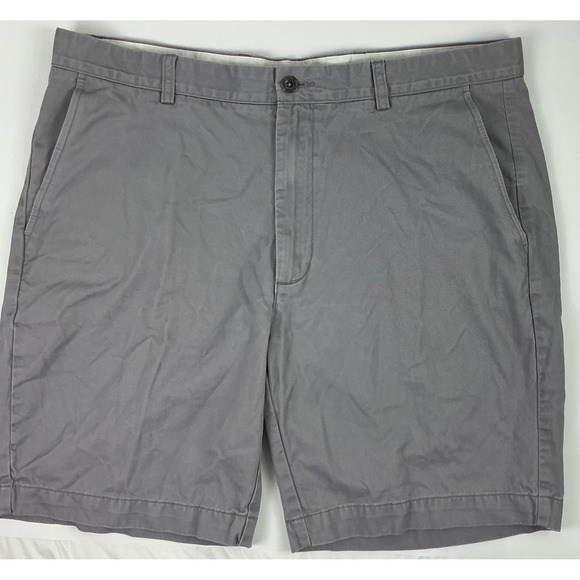 Roundtree & Yorke Casuals Mens Gray Chino Shorts Size 38 - Picture 1 of 7
